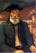 Wladyslaw slewinski Self-portrait in Bretonian hat Spain oil painting artist